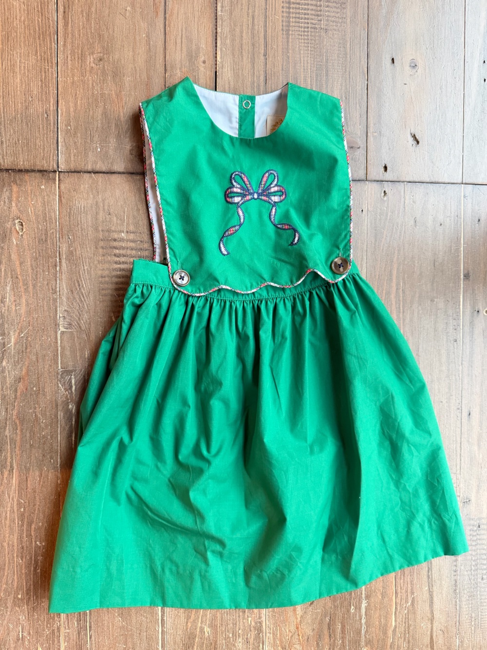 BEAUFORT BONNET COMPANY
Brady Dress - Kelly Green & Merritt Plaid size 6